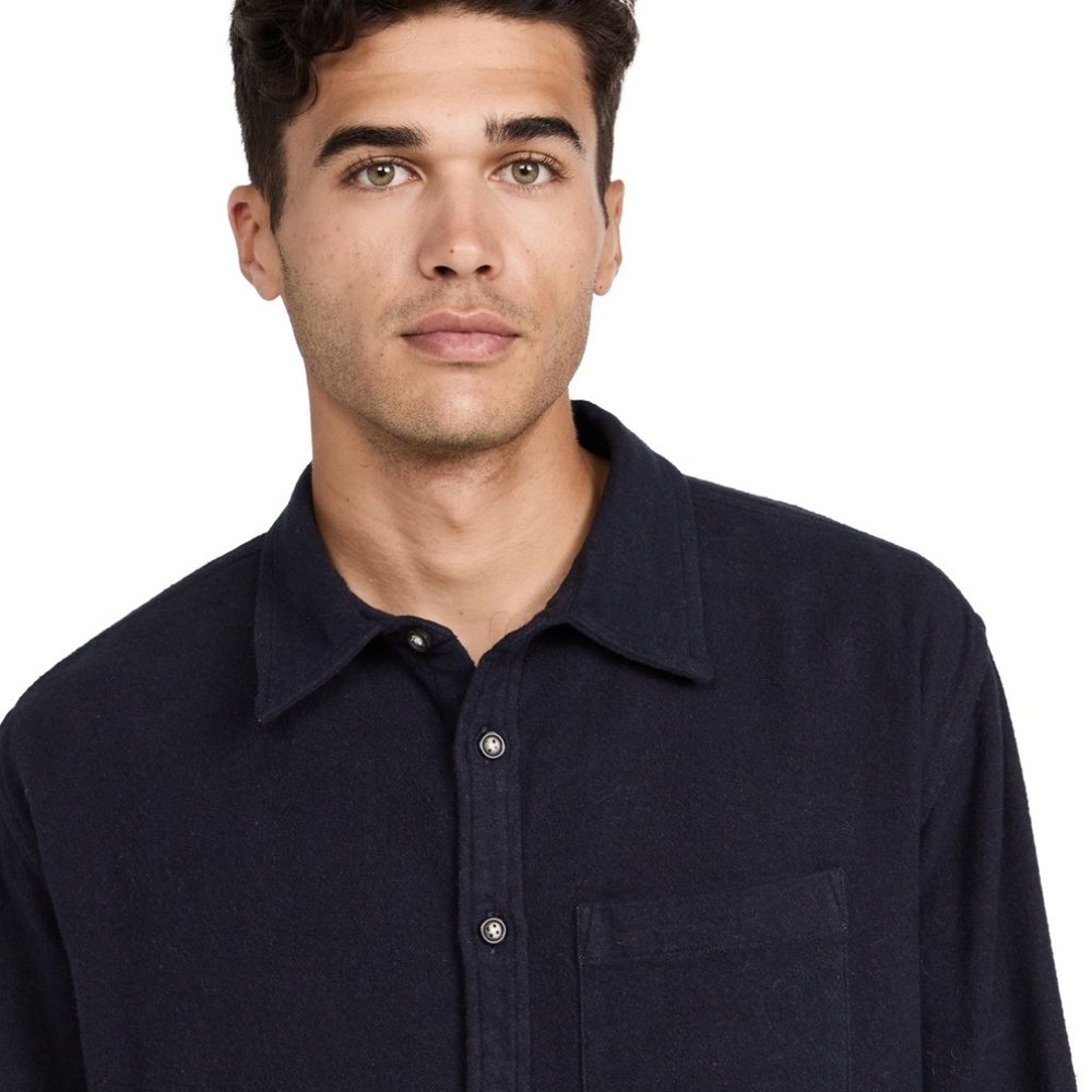 Corridor Mélange Cotton-Flannel Shirt